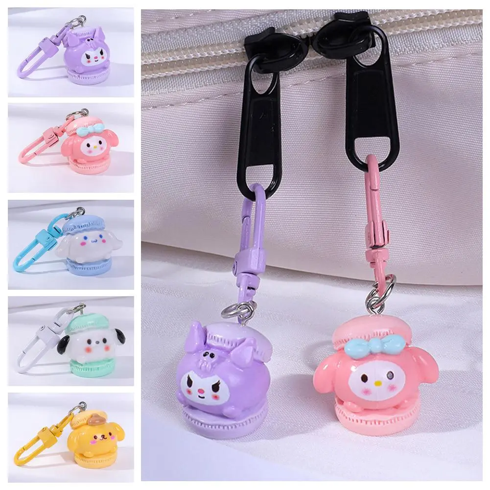 Cute Anime Character Macaron Keychain Sweet And Interesting Girly Keychain Luggage Pendant Sweet Girly Student Japanese Ins Girlfriend Gift Accessories