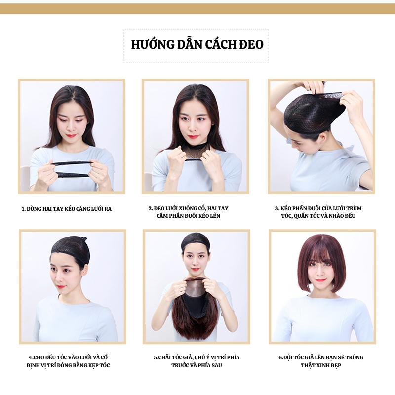 Product Introduction of Mũ đội tóc giả, Mũ lưới dệt tóc cho tóc giả, Mũ lưới cá khép kín cho phụ nữ, Màu đen 3