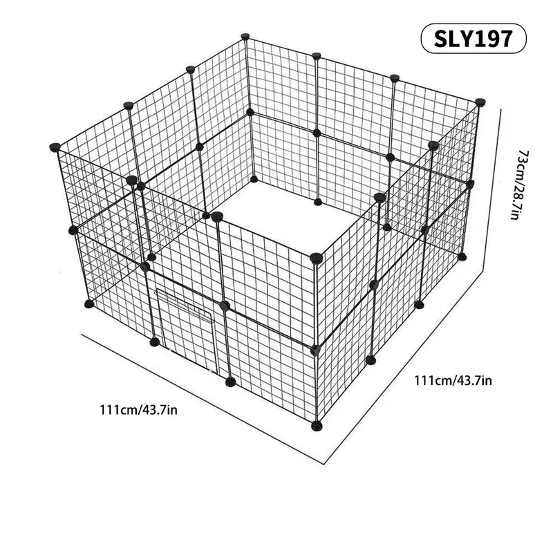 Pet Cage, Multi-layer Pet Fence, Pet Cage for Indoor Use, Pet Training Cage, Pet Supplies for Small Medium Dogs & Cats 4