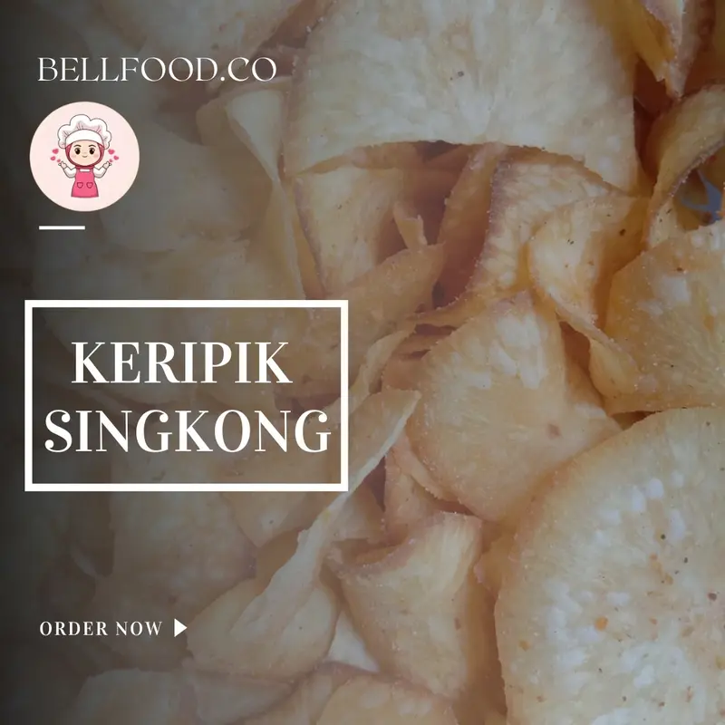 Keripik Singkong Pedas Balado Camilan Snack Food Kripik 0