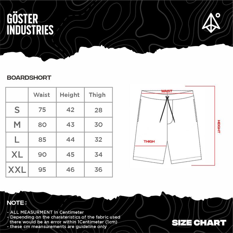 Product Introduction of Goster Board Short - Curt Marine Shorts Waist Pendek Celana 0