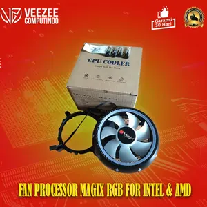 Magix HSF Cooler RGB Fan processor cooling baru for Intel AMD