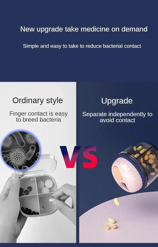 Product Introduction of Pocket Pill Organizer Waterproof Pill Box Portable Medicine Holder for Travel Vitamin Holder Container Medicine Storage Box 3
