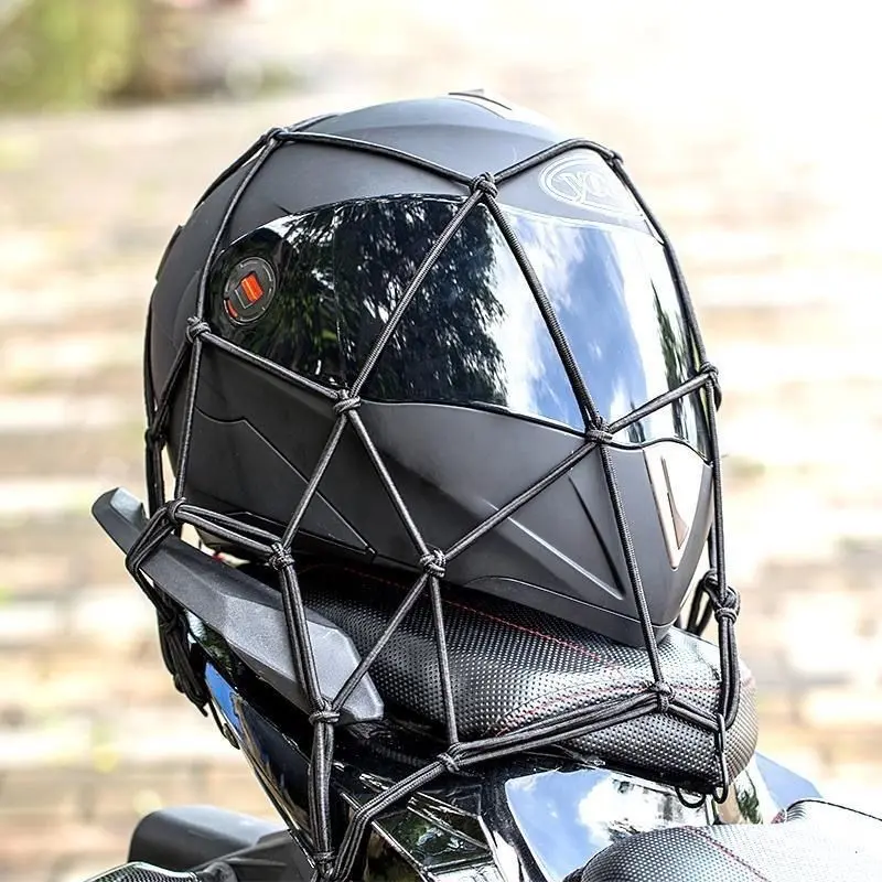 Electric Bike Motorcycle Basket Net Cover Vegetable Basket Frame Bicycle Storage Luggage Net Universal Elastic Helmet Net