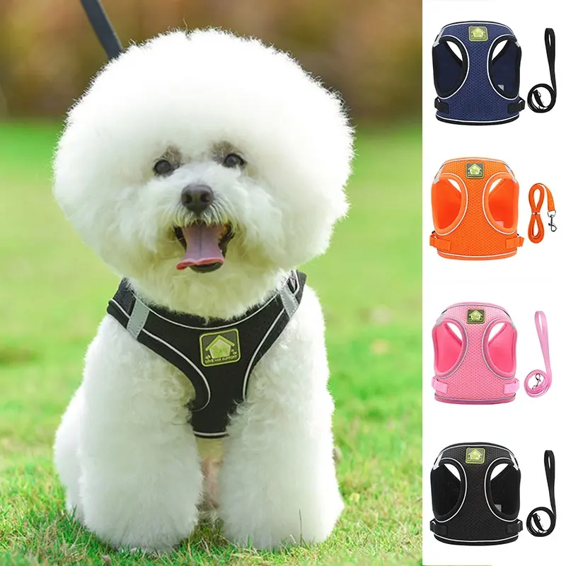 Dog Reflective Harness Breathable Pet Chest Harness