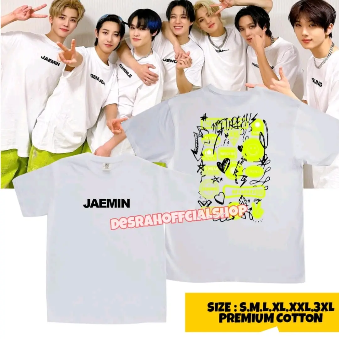 Kaos Korean nct dream the dream show 2 JAPAN GRAFIK ( KAOS PUTIH)