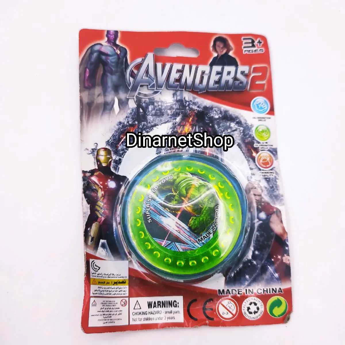 Mainan Yoyo LED Series Super Hero Dengan Lampu Permainan Anak Cowok