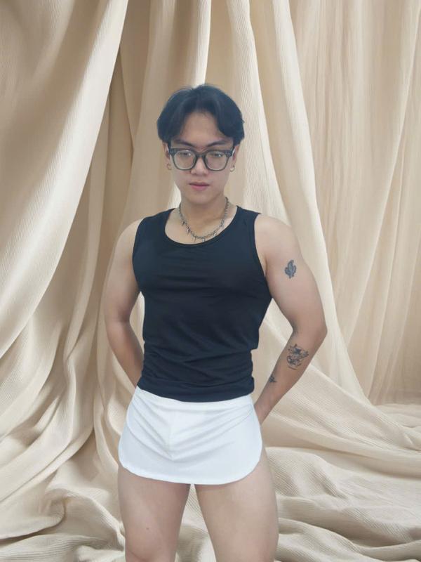   QN08  Quần thun lanh thoáng mát có kết hợp quần dây bên trong mặc ngủ mặc lót yêu thích của anh em Áo Nam Menswear 