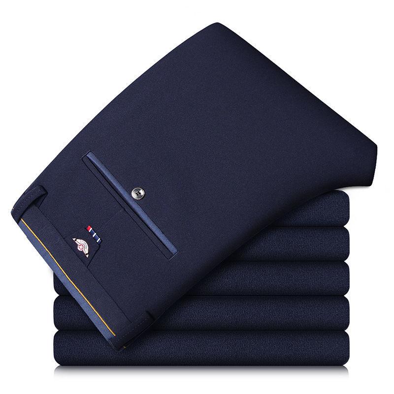 Quần Dài Nam, Cao Cấp, Co Giãn, Quần Công Sở, Quần Âu, Quần Ôm, Quần Bút Chì, Dáng Rộng, Thích Hợp Cho Mùa Xuân Và Mùa Thu, Mỏng, Hàng Mới Về Năm 2025 8