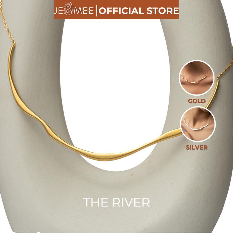Vòng Cổ Nữ Mảnh Dáng Kiềng Thanh Lịch The River Jesmee - N25025
