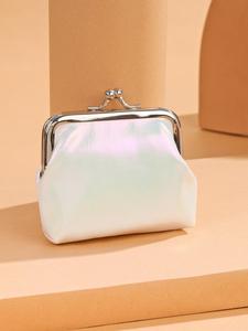 Cartera para monedas elegante y minimalista para mujer, estilo retro versátil y de moda, cartera hermosa y chic para uso diario