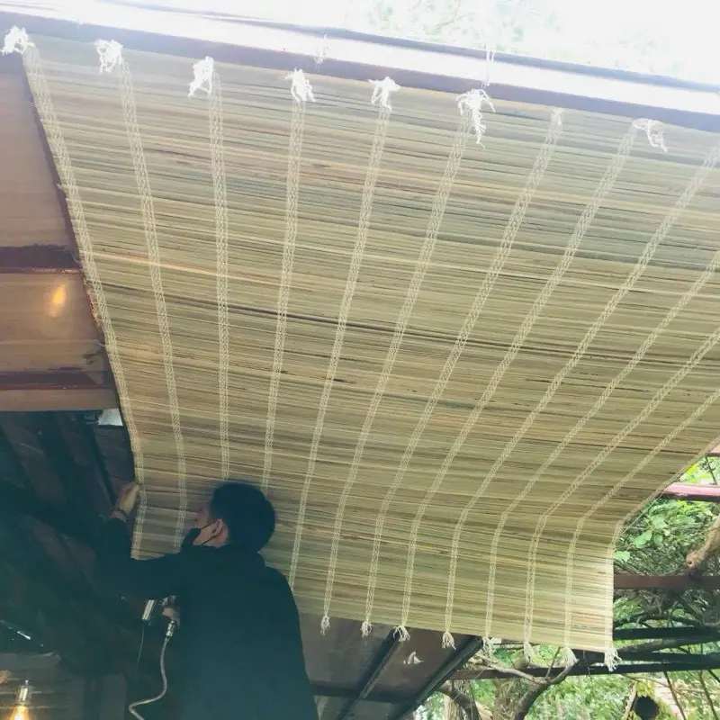 Mành giá rẻ ngang 1,5m x1,9m đóng trần la phông ,làm phông trang trí,chụp ảnh,làm mành che nắng mưa 1