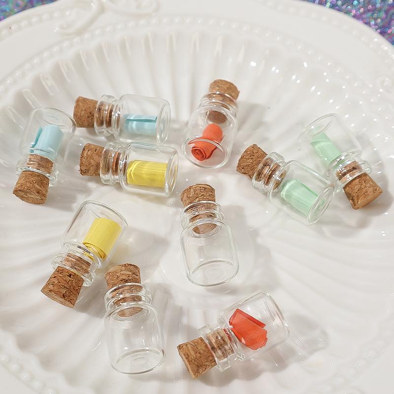 Product Introduction of Chai Thủy Tinh Nút Chặn Mini, 20 / 10 Cái, Quà Sinh Nhật Tự Làm, Trong Suốt, Rỗng, Chai Điều Ước, Thích Hợp Cho Giáng Sinh Và Trang Trí Tiệc Cưới 16