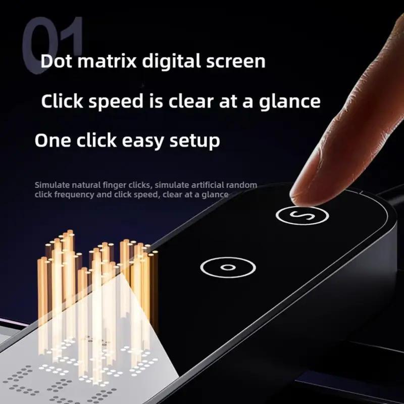 Smart Automatic Screen Clicker Tapper, Continuous Finger Gadget Fast Click Simulation for iPhone for iPad Smart Phone Device Live Streaming Apps Video Live Broadcasts Reward Likes Tasks Games Shopping 7