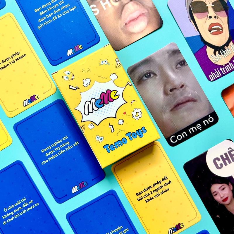  Bộ bài Meme boardgame học đường hài hước chơi nhóm cùng bạn bè gia đình Thẻ Bài Cards 