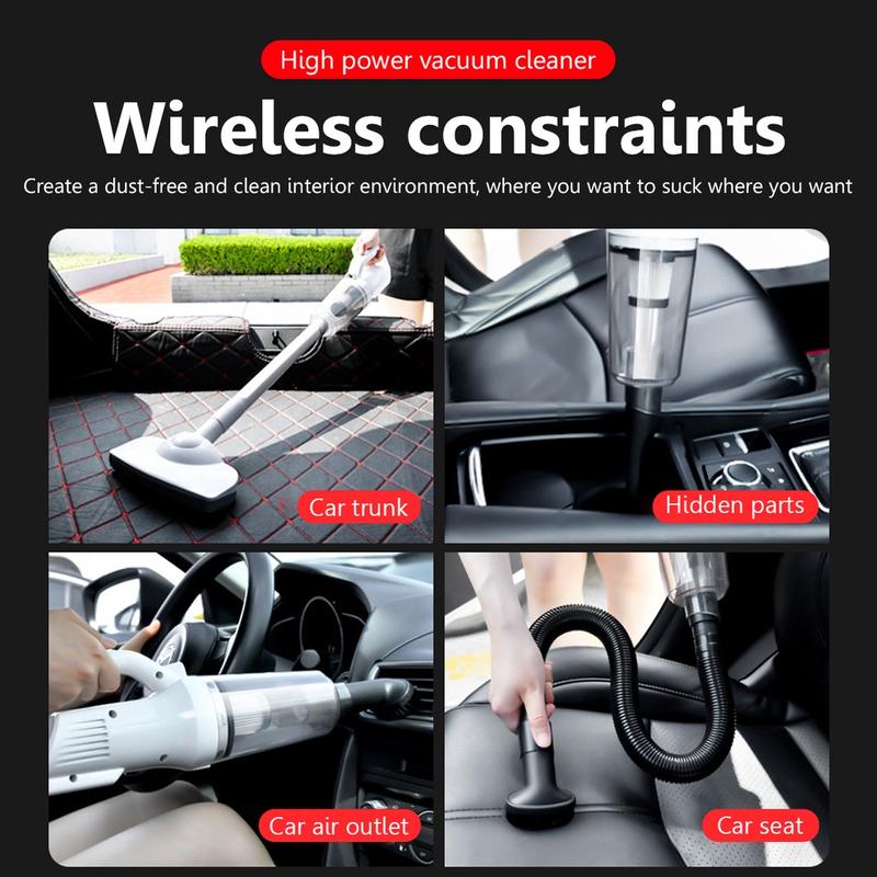 Product Introduction of Mini Portable Cordless Vacuum Cleaner for Bed Home Car, SG 12000PA, Handheld, Wet and Dry 17