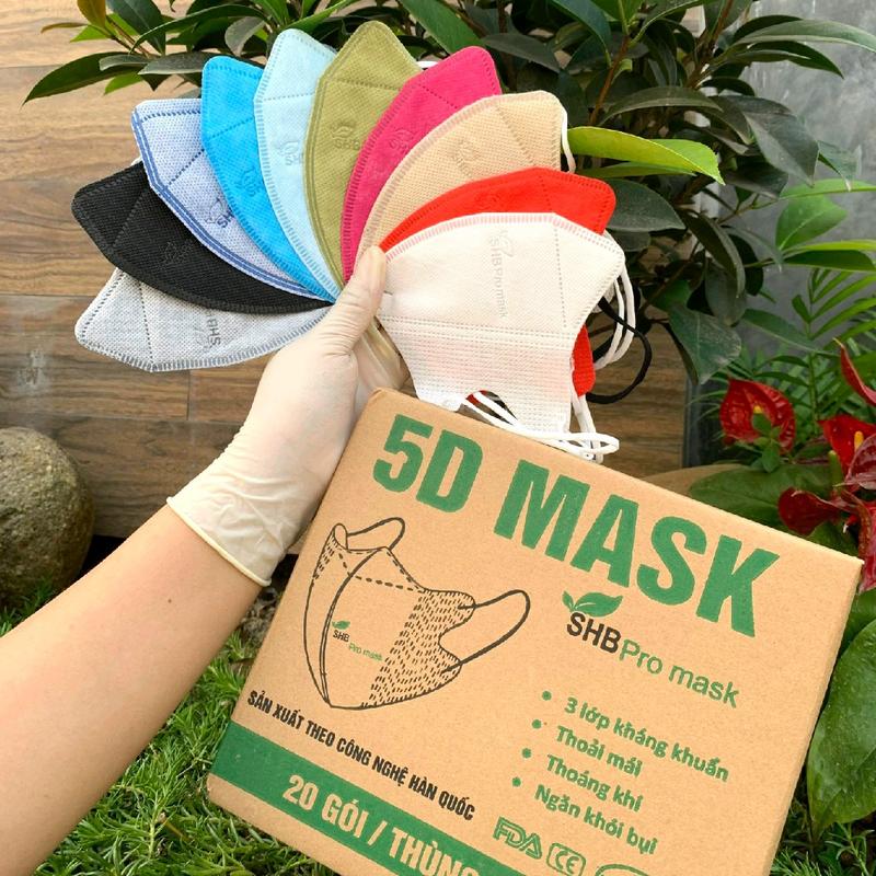 200-400 cái Khẩu trang 5D SHB Pro mask