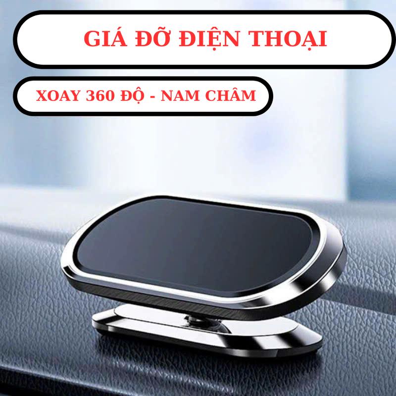 Giá Đỡ Điện Thoại Ô Tô Nam Châm Xoay 360 Độ – Lắp Đặt Dễ Dàng, Tiện Dụng