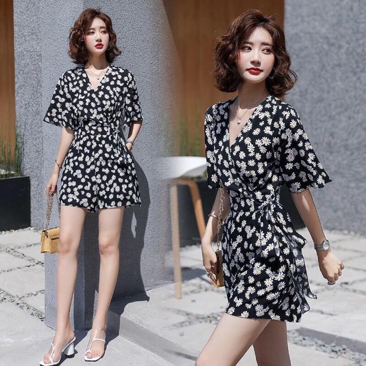  Jumpsuit ngắn cúc họa mi S&M siêu xinh giá rẻ - GR0076 Nữ 