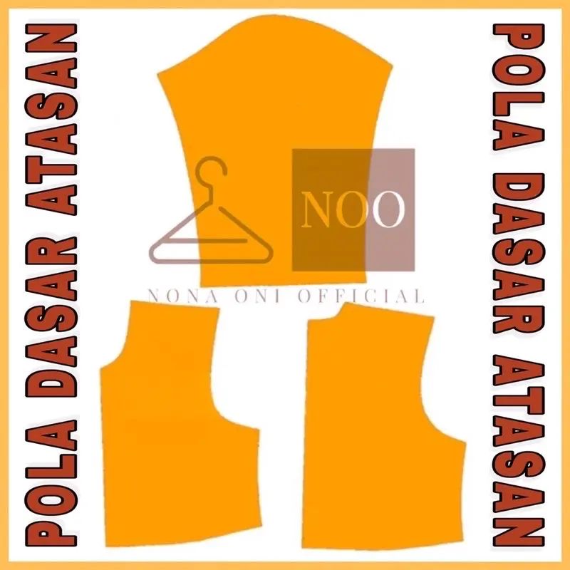 BISA COD - Pola Baju Dasar Atasan / Pola instan atasan wanita - pola jiplak - pola jahit
