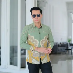 KERIS SAGE Kemeja batik pria premium furing hero Katun Slimfit Lembut