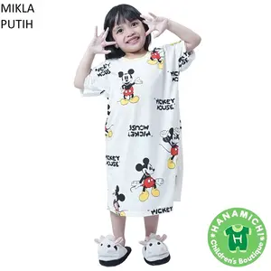Kiminori MIKLA Dress Baju Anak Perempuan Lengan Pendek Fashion