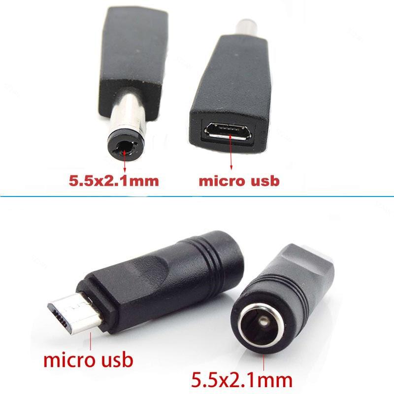 Adaptateur DC 5mm X 7.5mm Mâle Vers 5.5mm X 2.1mm Femelle – Uxcell