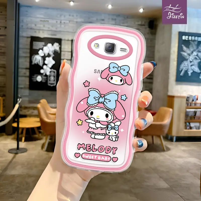 Melodi Tie-Dye casing hp bentuk aneh untuk Samsung Galaxy J7/Core/Prime J5 Pro J3 J2 Pro/Prime soft case lucu cewek kece handphone ponsel plastic(c2x-2202) 4