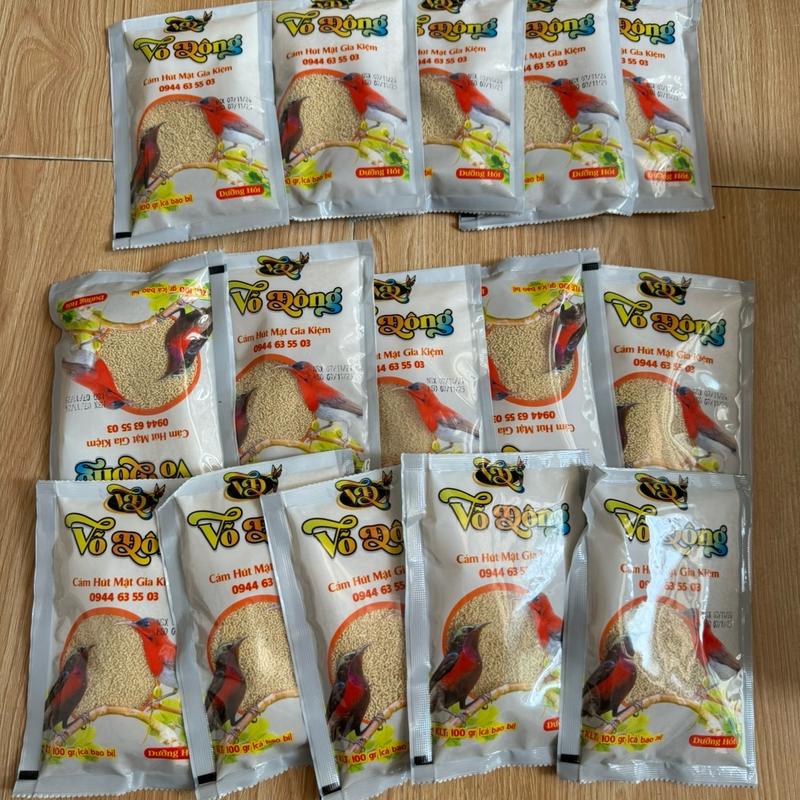 Cám hút mật gia kiệm Combo 10 gói 100g Hàng Chính Hãng HSD 6 tháng chim