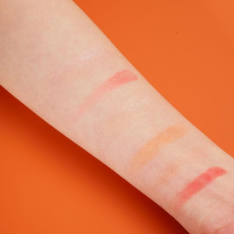 Bảng Phấn Bắt Sáng Lì 3 Trong 1, Lâu Trôi, Đa Chức Năng, Trang Điểm Cho Mặt, Phấn Mắt Sáng Bóng, Thiết Yếu Trang Điểm, Bảng Màu 5