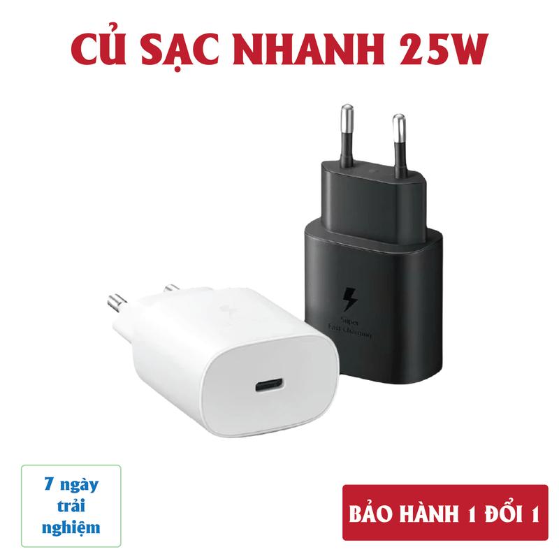 Cốc sạc nhanh 25W Cổng Type C sạc nhanh cho các dòng điện thoại SS. Củ sạc 25W - Phụ kiện điện thoại, Cốc sạc điện thoại nhanh, Phone