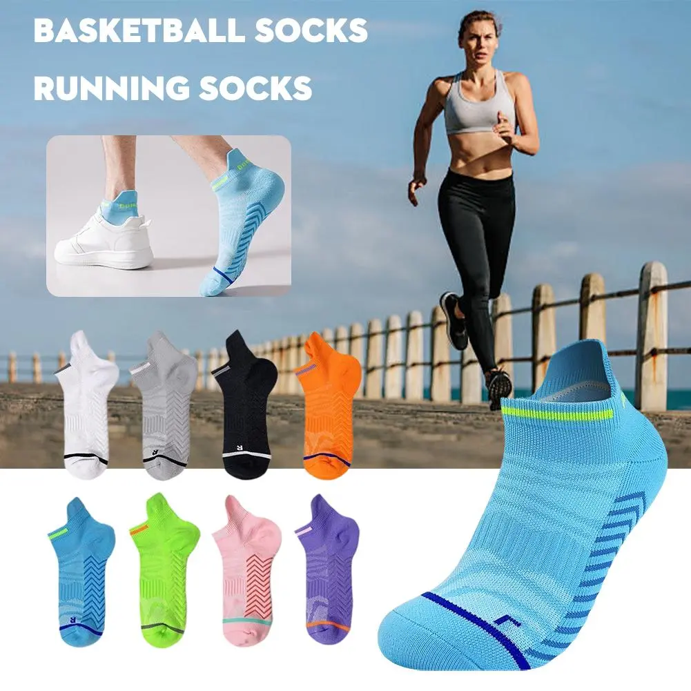 Running Socks Sports For Men And Women Socks Breathable Anti Slip Absorption Quick Dry Running E7E0