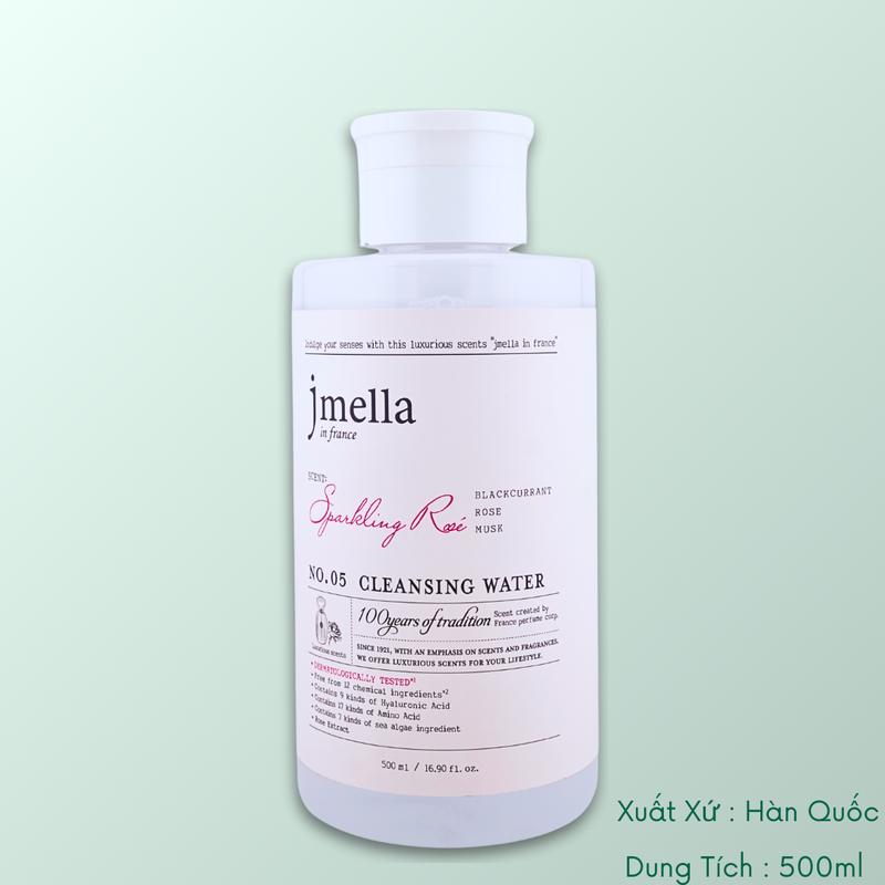 1 Chai Nước Tẩy Trang Nắp Ấn 500 Ml  Chiết Xuất Từ Hoa Hồng J.m.e.l.l.a Hàn Quốc Mã  SP001756 (SP002014-1)