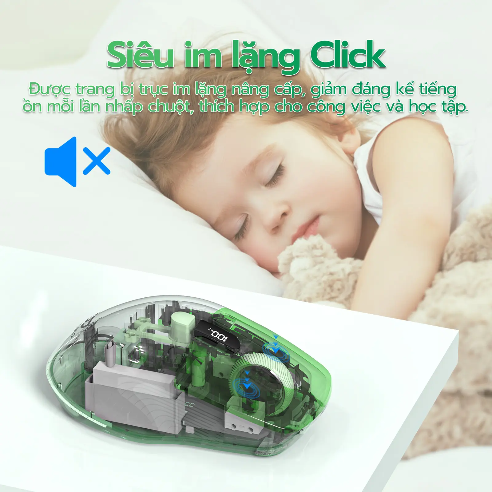 [GOOJODOQ* KOL/KOC] Chuột EWEADN Q1 Có Bluetooth Chế Độ Kép Trang Bị Màn Hình Pin, Nút Tắt Tiếng , 5 Màu Sắc, Hỗ Trợ Win, Mac, Android, IOS | BigBuy360 - bigbuy360.vn