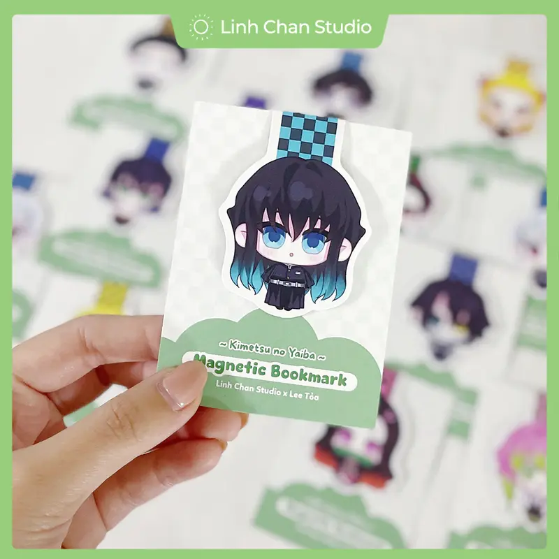 Bookmark nam châm Kimetsu no Yaiba | LCS x Artist Lee Tỏa 2