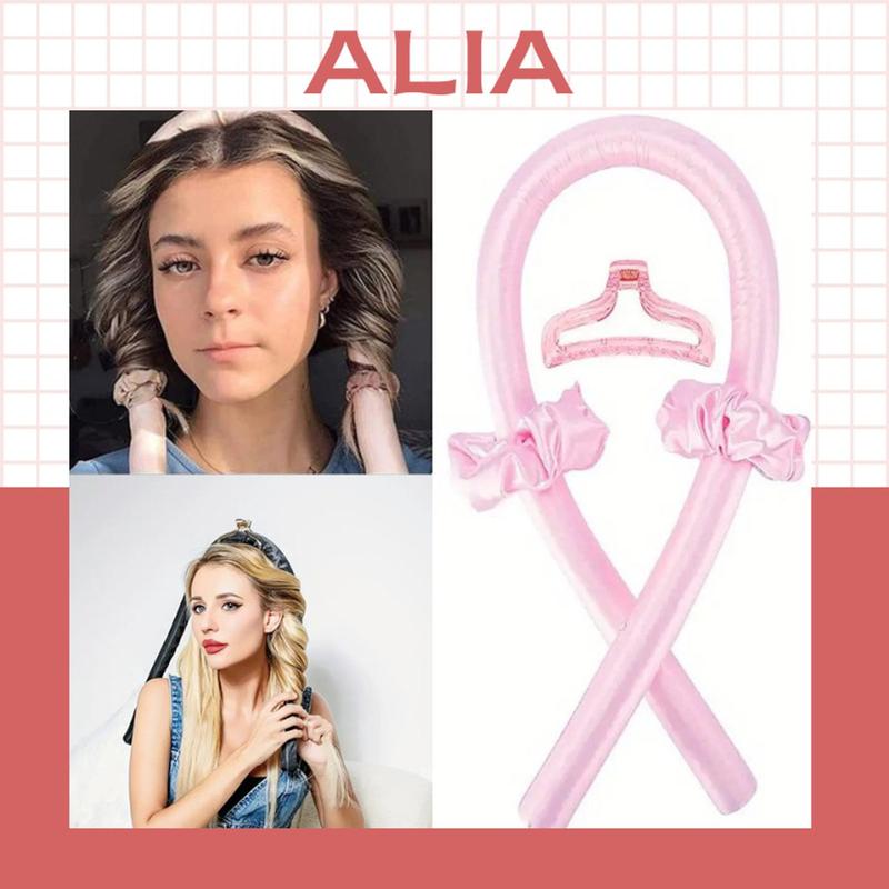  ComBo Thanh Uốn Tóc Không Nhiệt Với 2 Dây Buộc Tóc Và 1 Kẹp Tóc Tiện Dụng Dễ Dùng Hiệu Qủa Tiết Kiệm 