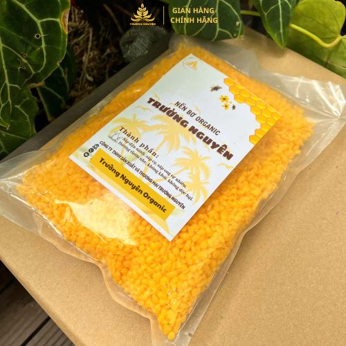  1Kg Sáp Ong Hạt Trường Nguyên Organic Nguyên Liệu Làm Mỹ Phẩm Làm Nến Thơm 