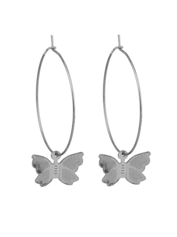 Butterfly Design Earrings, Fashionable Jewelry for Women & Girls, Trendy All-match & Exquisite Jewelry for Birthday Gift 0