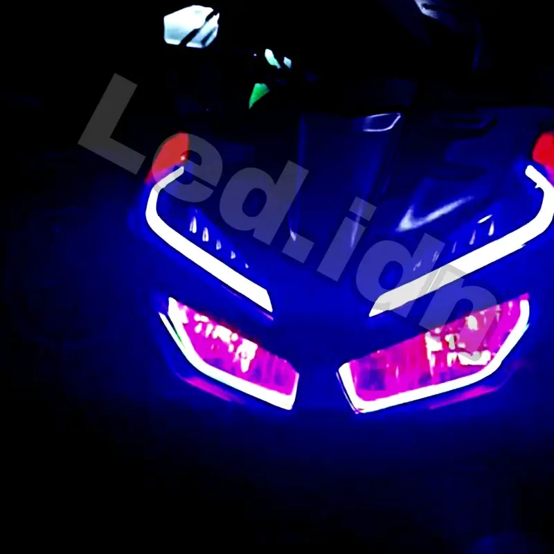 PAKET LED Alis vario 125 & 150 l 4 Led Alis Free Demon Eye  Lampu Motor 6