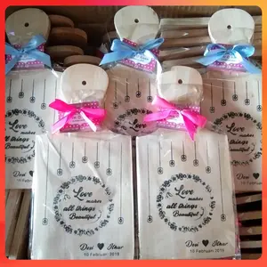 Souvenir Talenan Kayu Paket 100pcs Custom Nama Pernikahan