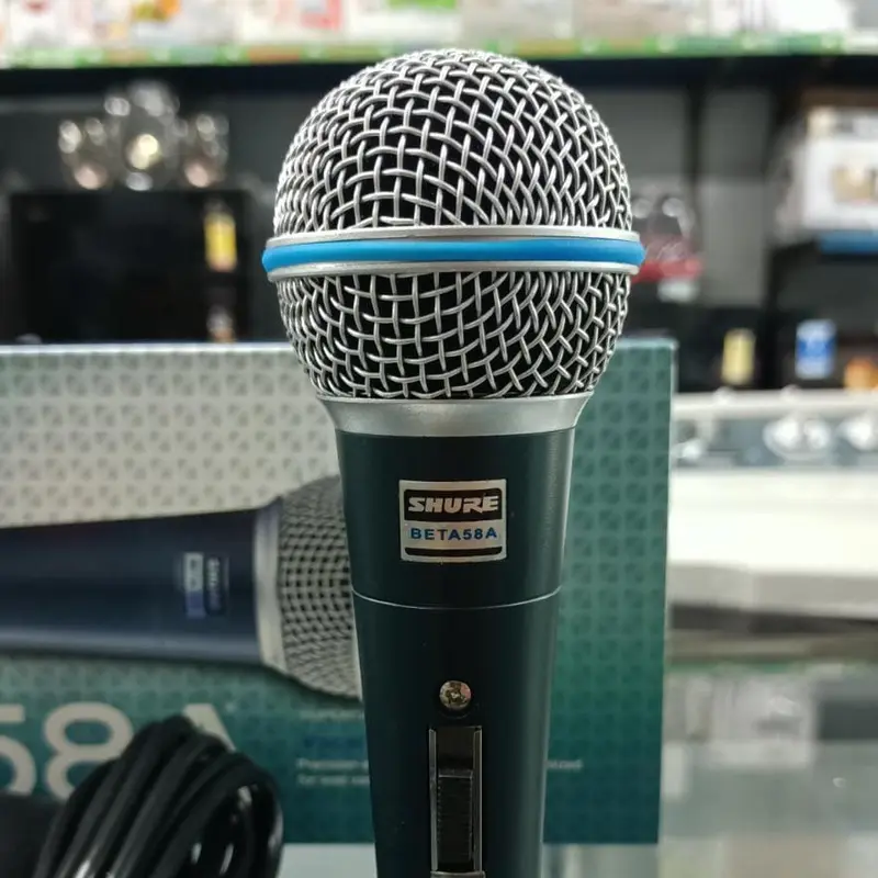 MICROPHONE SHURE BETA 58A/MIKROFON SHURE/MIKROFON MURAH/MIKROFON KABEL MURAH JOMBANG/MIC 1