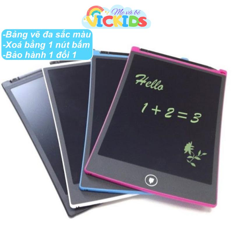Bảng Viết Tự Xóa LCD, Bảng Vẽ Điện Tử Thông Minh Tự Động Xóa 8.5 inch Sử Dụng Pin Dẹp, Thúc Đẩy Tư Duy Sáng Tạo Hội Hoạ Cho Bé