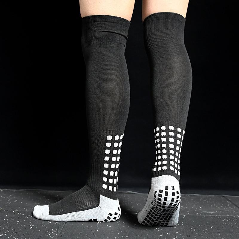 (Ready Stock) Adult Children's Football Socks Long Sleeve Football Socks Men's and Women's Knee Length Non slip Sports Socks Thickened Towel Bottom Long Sleeve Glued Football Socks Knee Length Football Socks 5