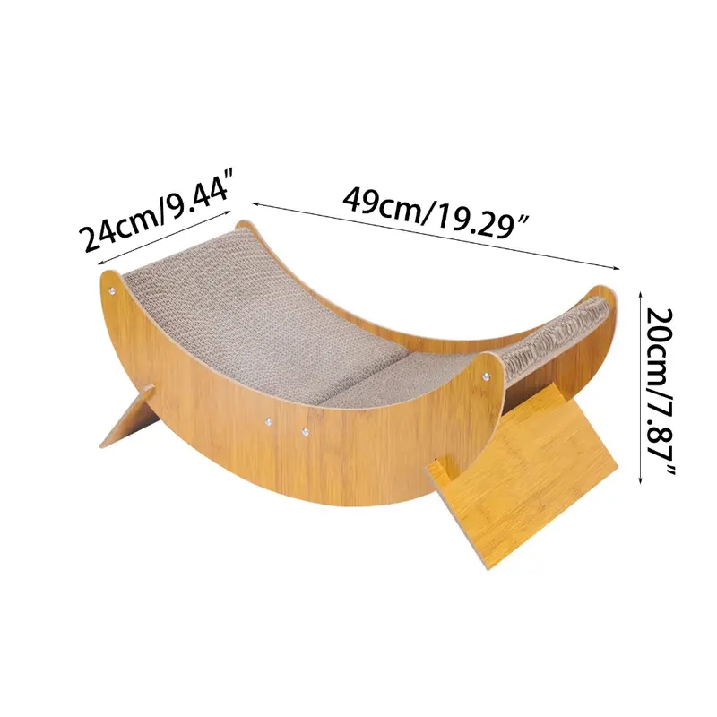 Dụng Cụ Cào Cho Mèo, Giường Hình Mặt Trăng, Bảng Cào Cho Mèo, Bảo Vệ Đồ Nội Thất, Leo Núi 2