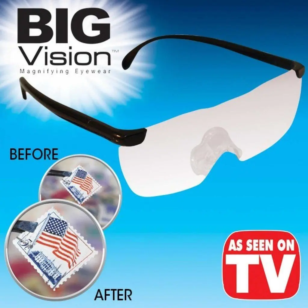 Big Vision Kacamata Pembesar Magnifying Glass 160% Magnification - TVP