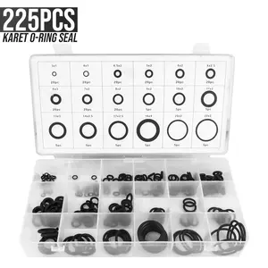 ALLEFIX Set O-ring Kit 225 pcs - Segel Gasket Assortment Box - Untuk Mobil Listrik Pompa Bantalan