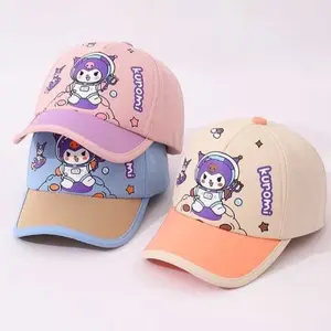 Topi Baseball Anak Perempuan Motif Kuromi Atronot Kombinasi Warna Lucu Untuk Umur 3 - 7 Tahun