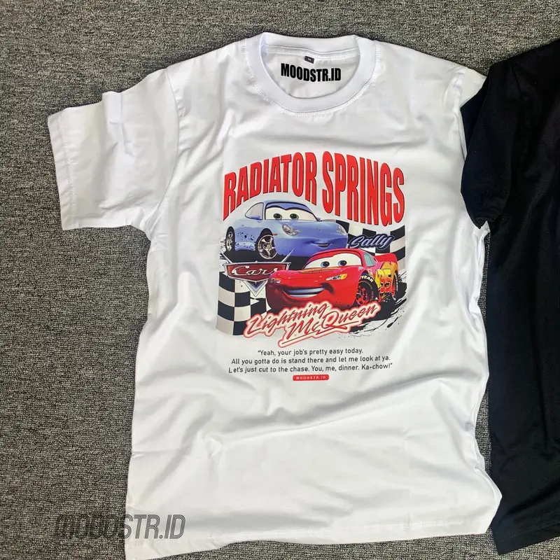 T Shirt Cars Mcqueen & Sally Tangan Pendek 1