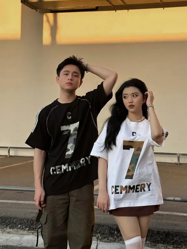 Áo Thun CEMMERY Local Brand Chính Hãng Camo Tee Áo Thun Unisex Nam Nữ Cổ Tròn Menswear 2 Màu 6