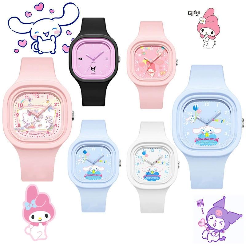 Đồng Hồ Hoạt Hình Sanrio My Melody, Dây Đeo Silicon, Dành Cho Bé Gái Và Trẻ Em, Dễ Thương Và Kuromi, Đồng Hồ Thạch Anh, Chất Lượng Cao, Hoàn Hảo Làm Quà Tặng, Hàng Mới Về Năm 2025 1